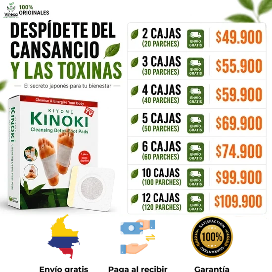 Detox Kinoki Plus 🍃